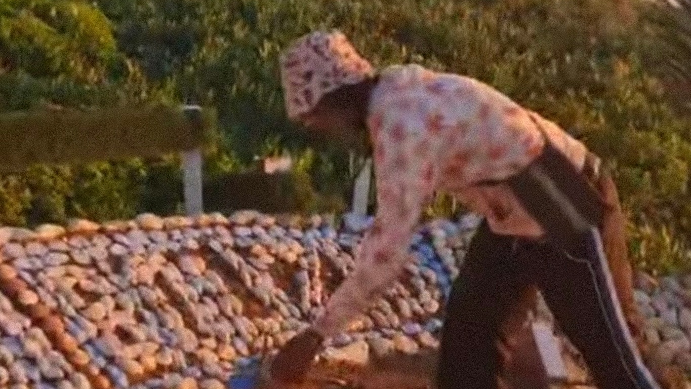 ​El Jadida – Sidi Bouzid: Un jeune homme à mobilité réduite transforme une plage en œuvre d'art éphémère