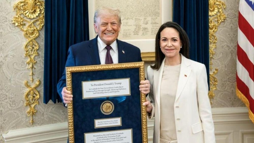 Venezuela : Machado offre sa médaille du prix Nobel de la paix à Trump