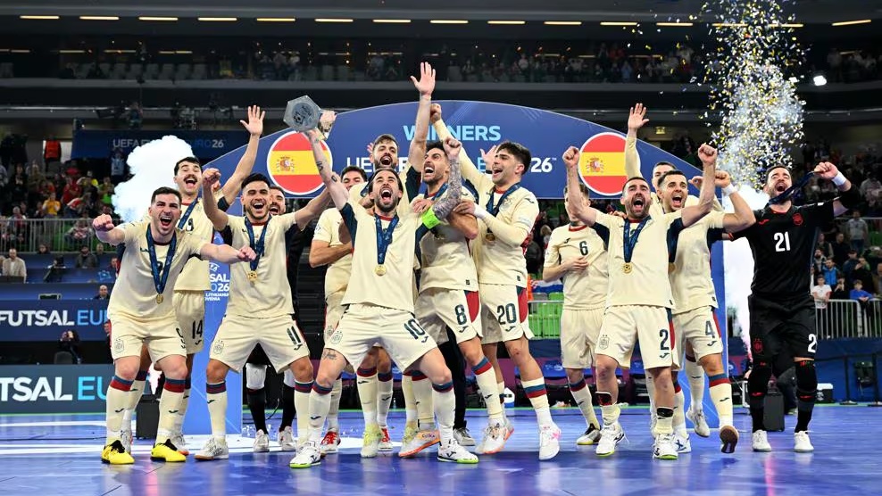 Futsal : L’Espagne sacrée championne d’Europe 2026