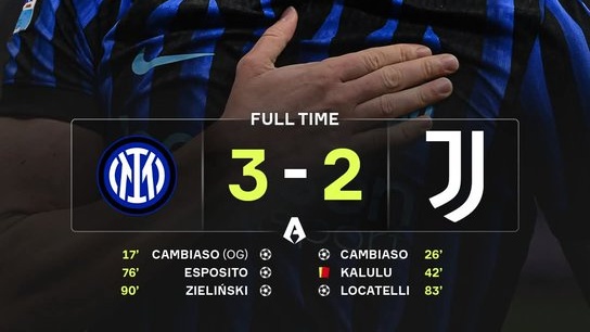 Série A : l’Inter arrache le derby d’Italie et creuse l’écart