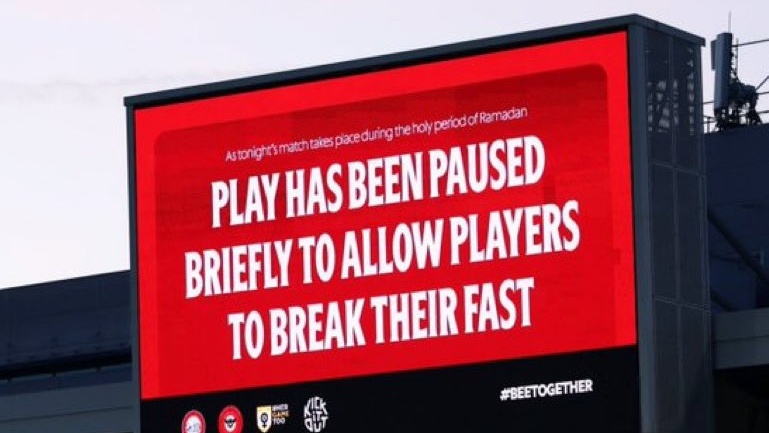 Ramadan : la Premier League maintient ses pauses pour la rupture du jeûne 
