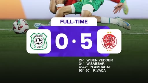 J13. Botola Pro D1 : le Wydad déroule face à l’OD 