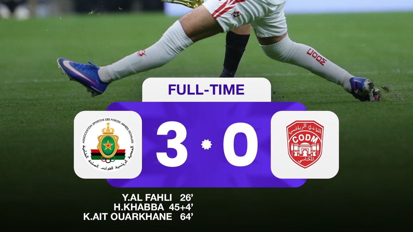 J14. Botola D1 :  L’AS FAR était plus forte que le CODM !