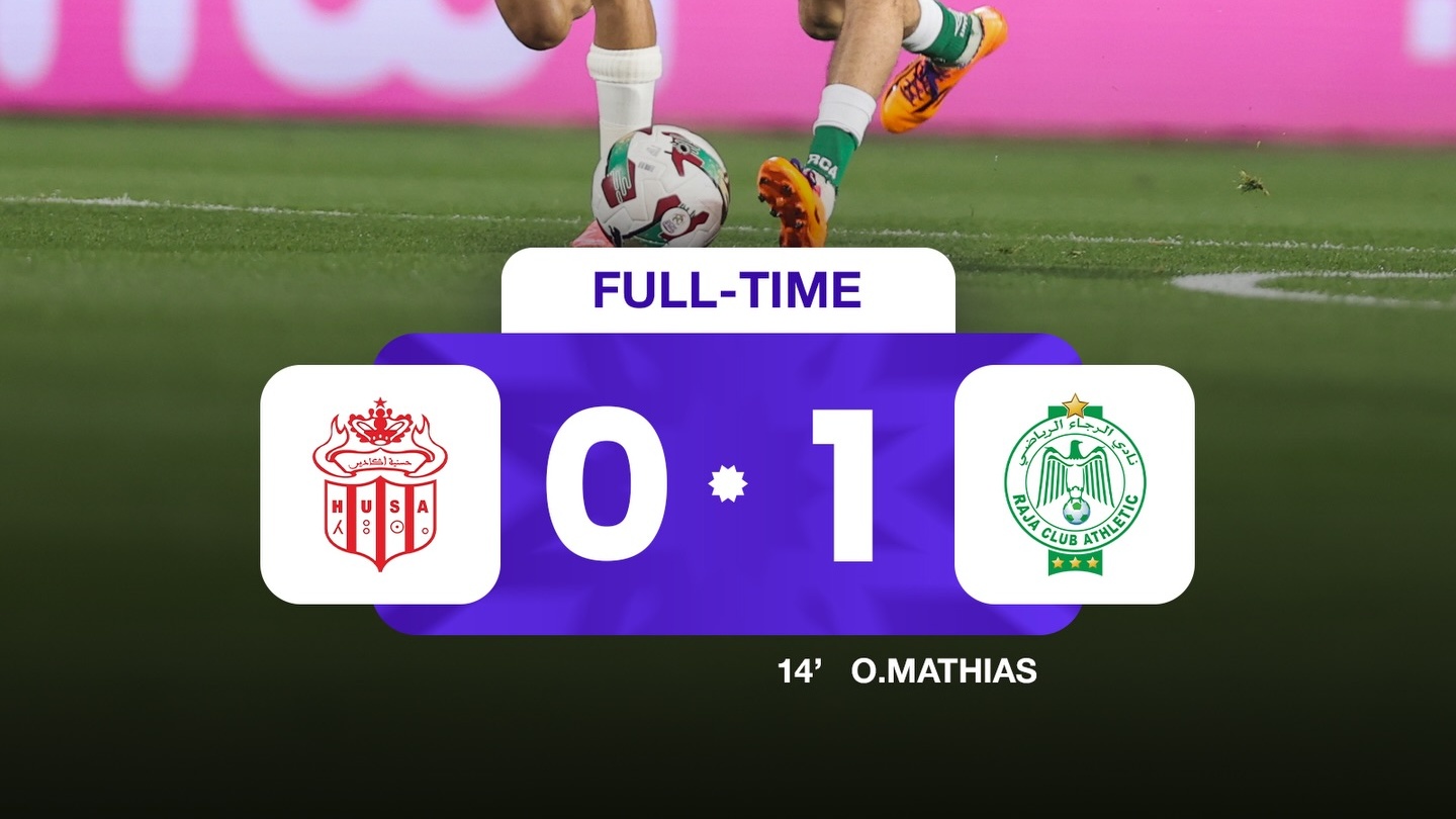 J14. Botola D1 : le Raja assure à Agadir et reste dans la course