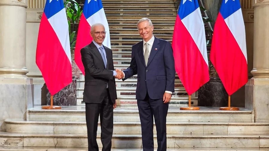 Talbi El Alami, reçu par José Antonio Kast, transmet la volonté du Maroc de renforcer la coopération avec le Chili
