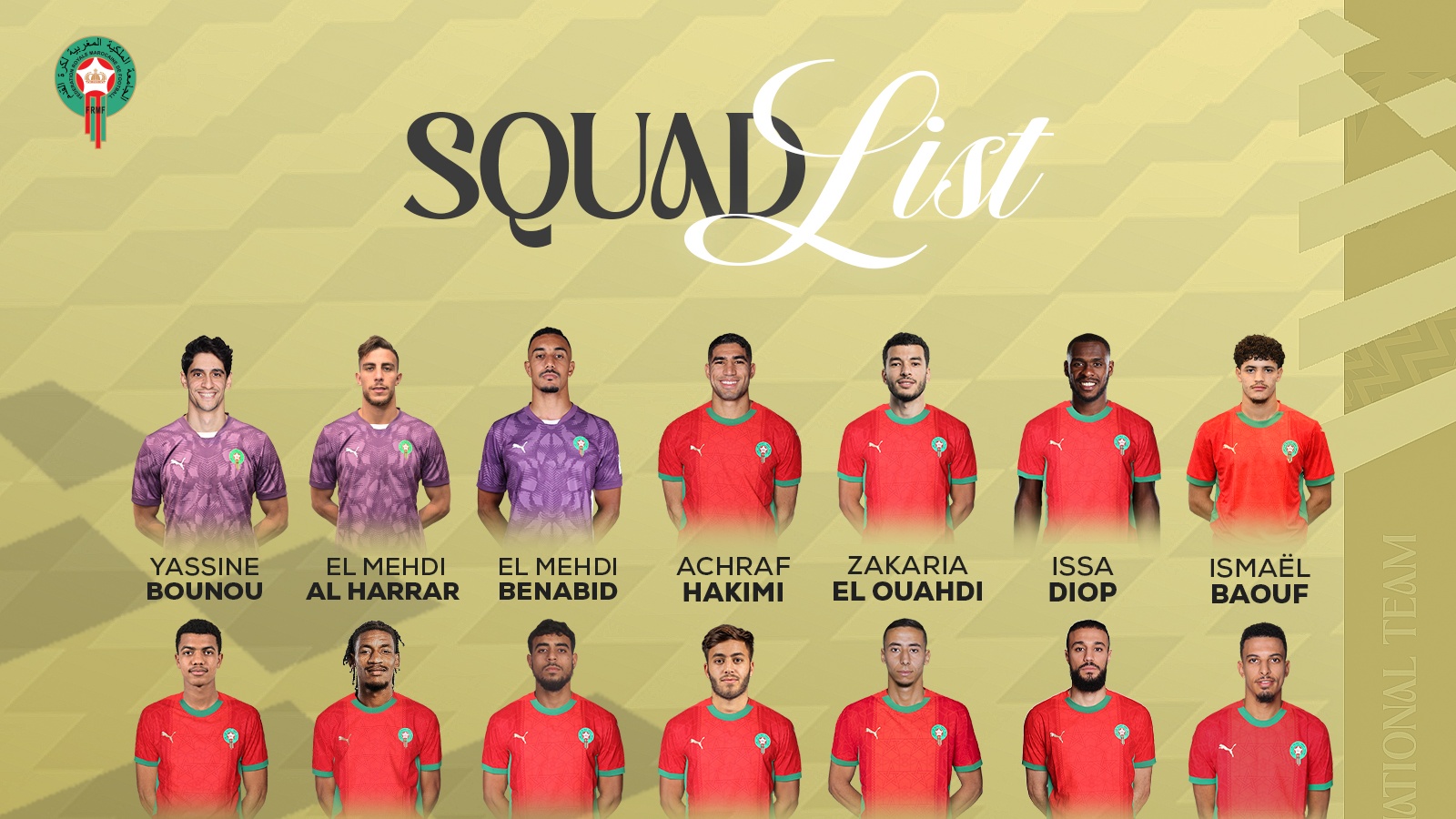 Lions de l 'Atlas: Ouhabi lance une nouvelle ère avec sa première liste