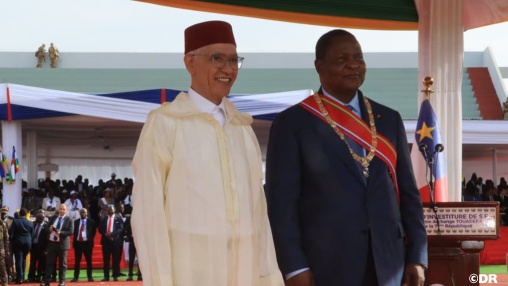 Rachid Talbi El Alami représente SM le Roi à la cérémonie d'investiture du nouveau président centrafricain