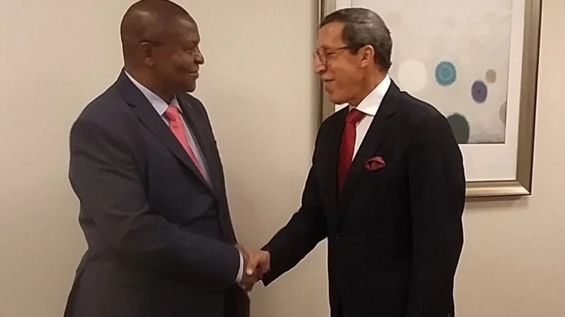 Hilale, président de la Commission de consolidation de la paix, reçu par le Président de la République Centrafricaine