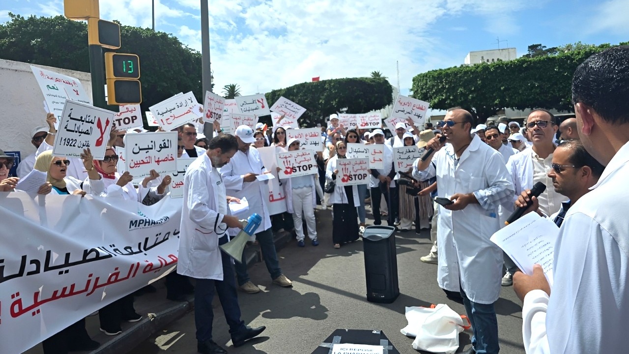 Mobilisation des pharmaciens devant le Conseil de la concurrence, suivie d’un point de presse