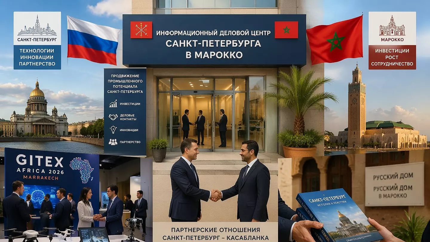 Un centre d’information et de coopération économique de Saint‑Pétersbourg ouvrira au Maroc