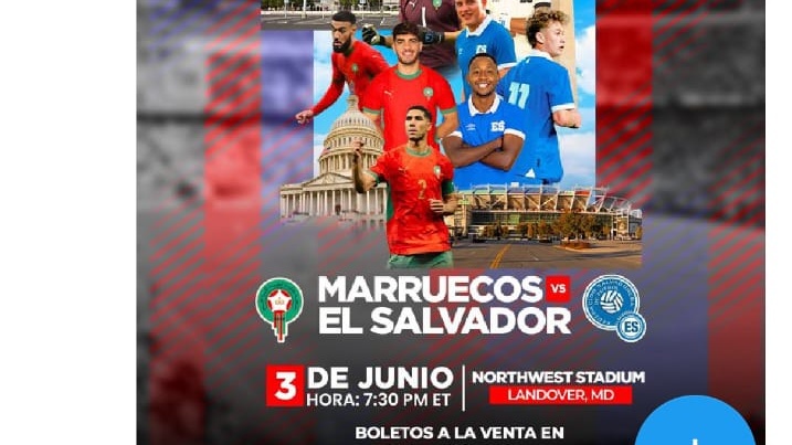 Prépa CdM26: Maroc-Salvador  le 3 juin aux Etats Unis d'Amérique 