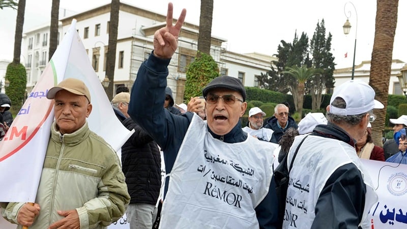 En colère, les retraités tiennent un sit-in de protestation en mai 
