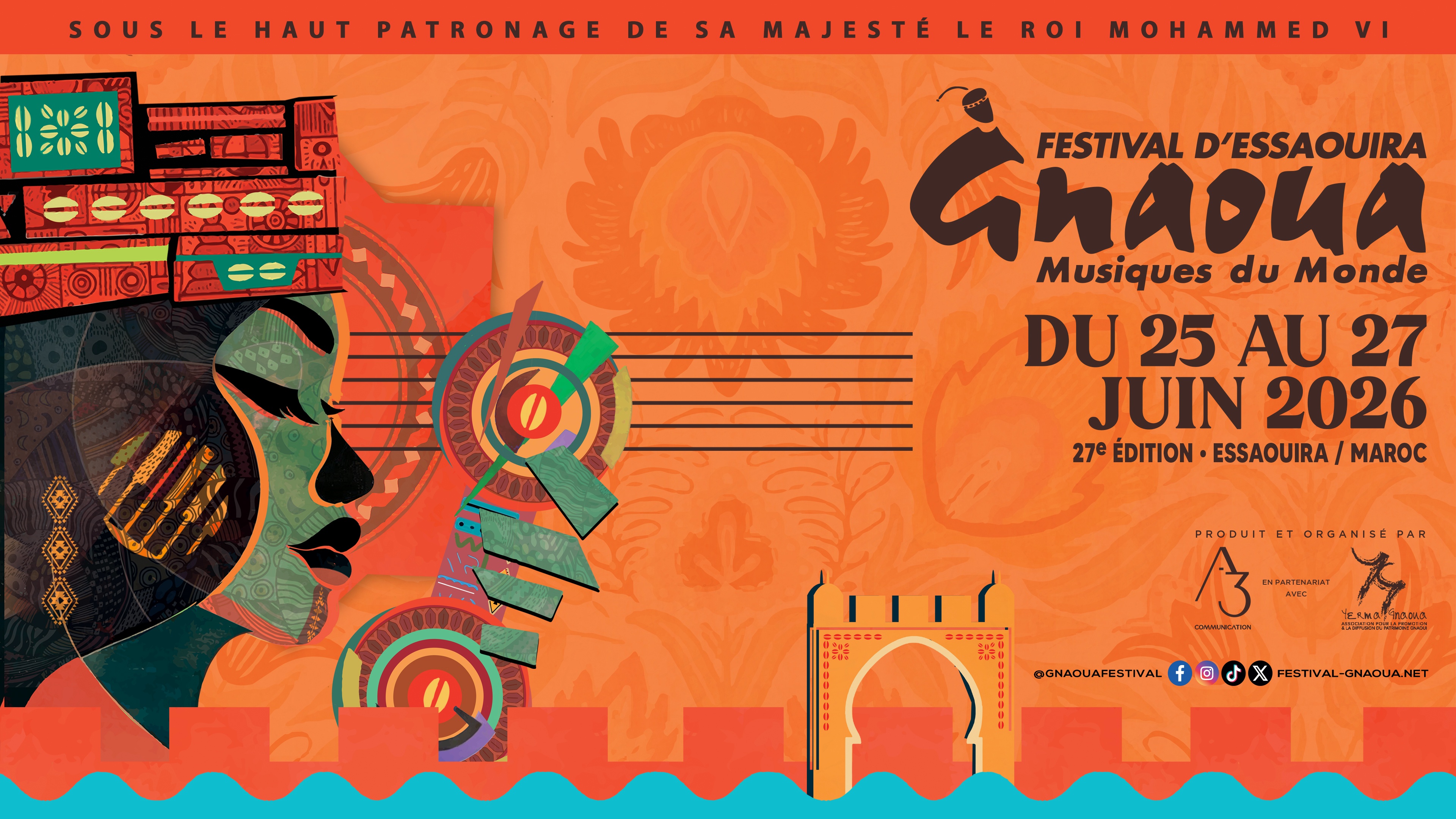 Festival Gnaoua 2026 : Essaouira au rythme des fusions musicales du 25 au 27 juin
