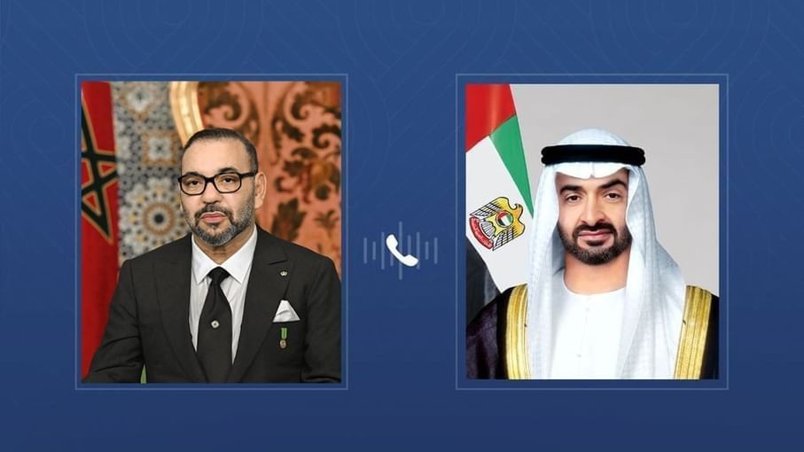 Maroc–Émirats  : entretien téléphonique entre SM le Roi Mohammed VI et Cheikh Mohammed ben Zayed sur les enjeux régionaux