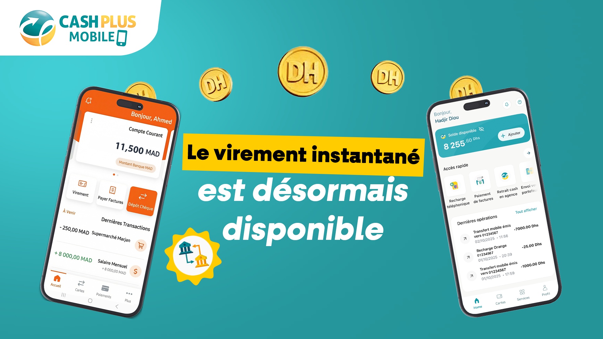 Cash Plus lance le virement instantané sur son application mobile
