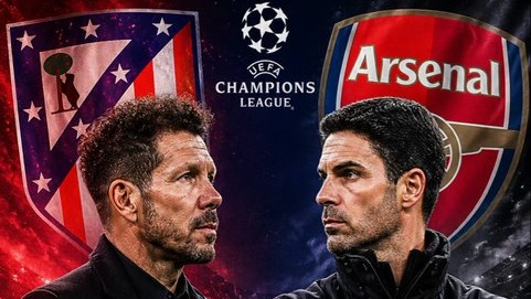 ½ LDC UEFA : Atlético - Arsenal , duel indécis pour une place en finale