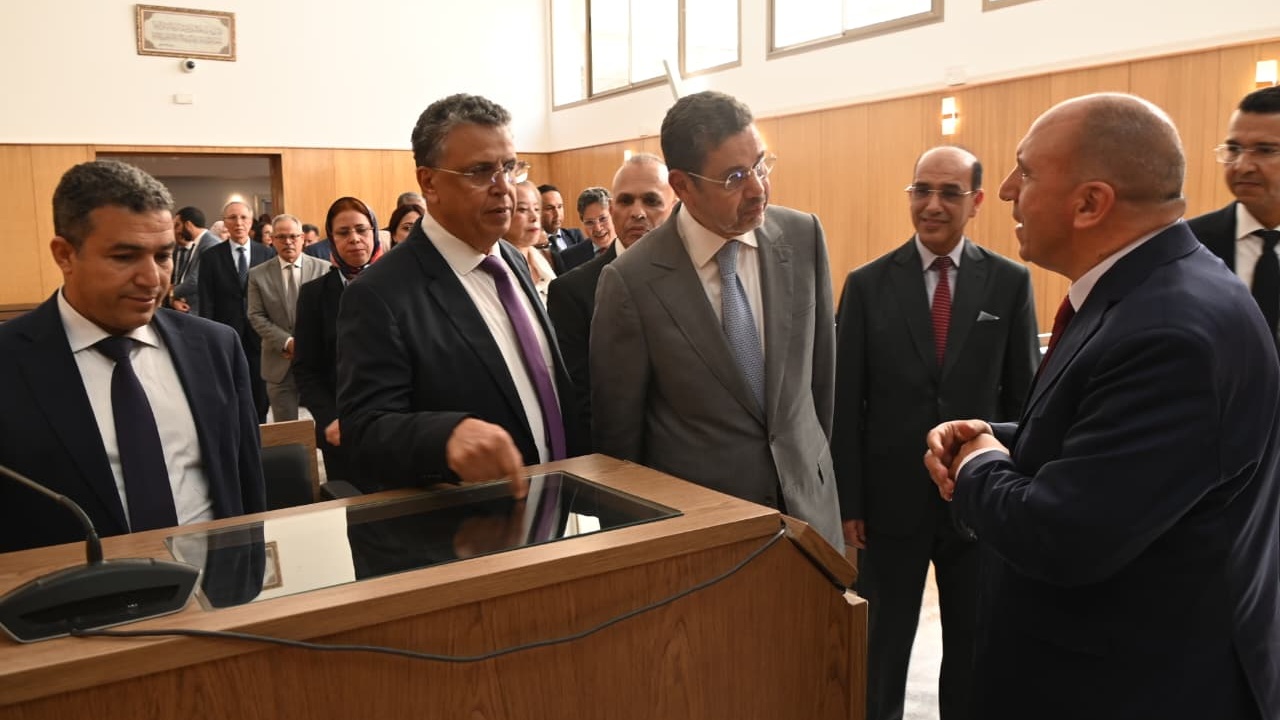 Inauguration du nouveau bâtiment de la section de la justice de la famille à Salé