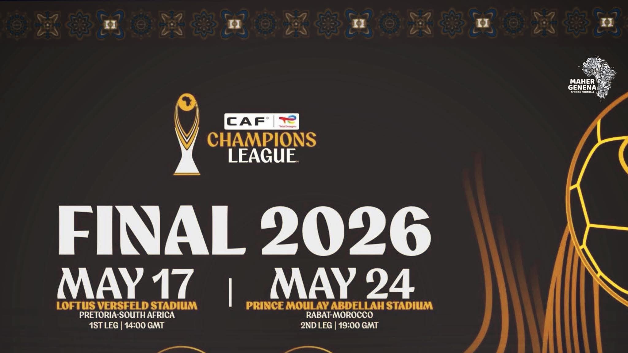 Finale . Ligue des Champions CAF : dates et horaires  officiels   dévoilées