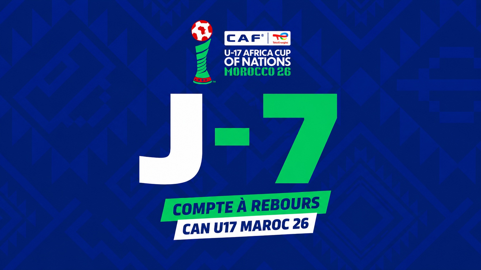 CAN U17 Maroc 2026 :  le compte à rebours est déjà lancé