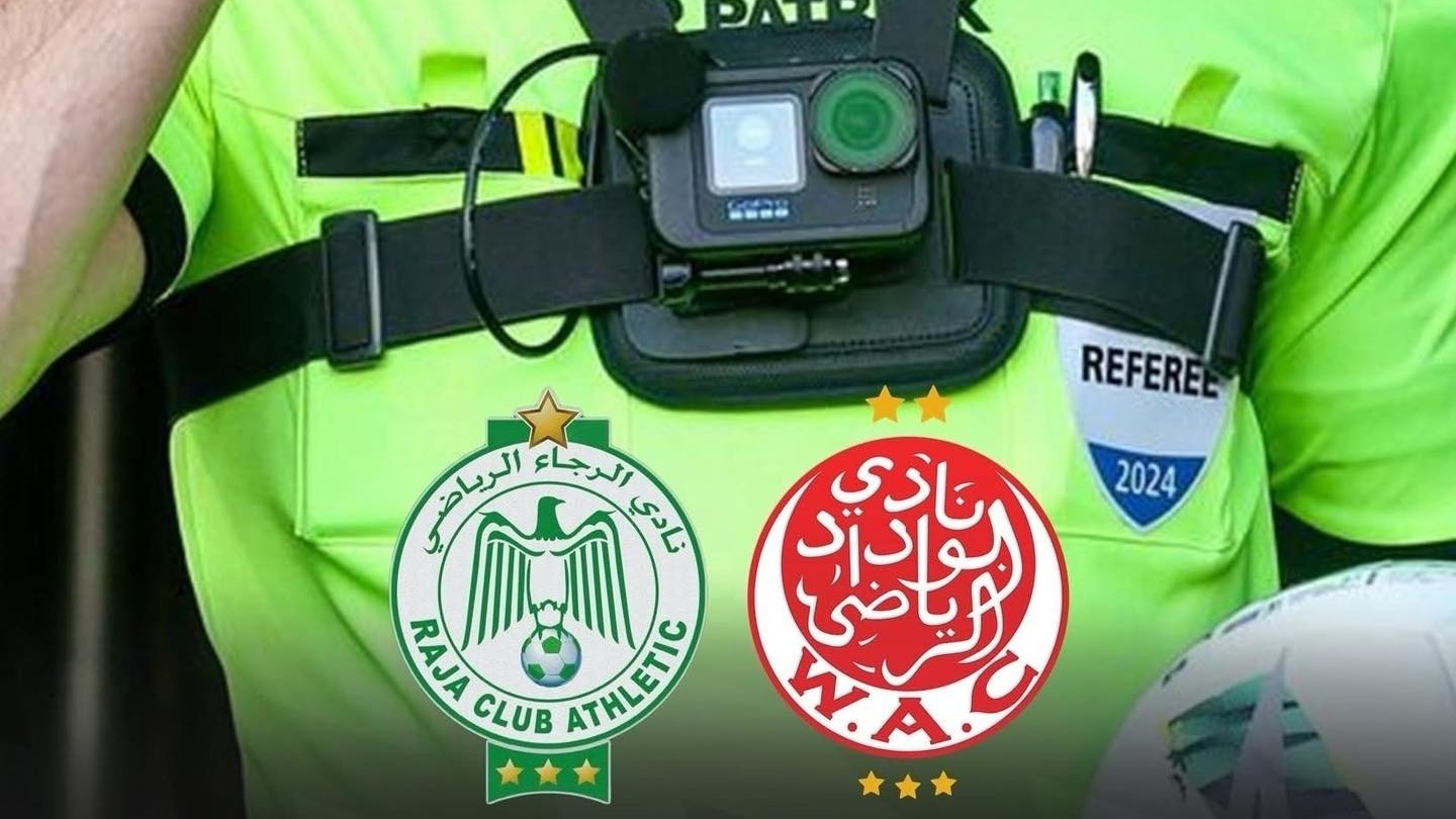 Derby Raja-Wydad : une première historique avec la « body cam » pour les arbitres