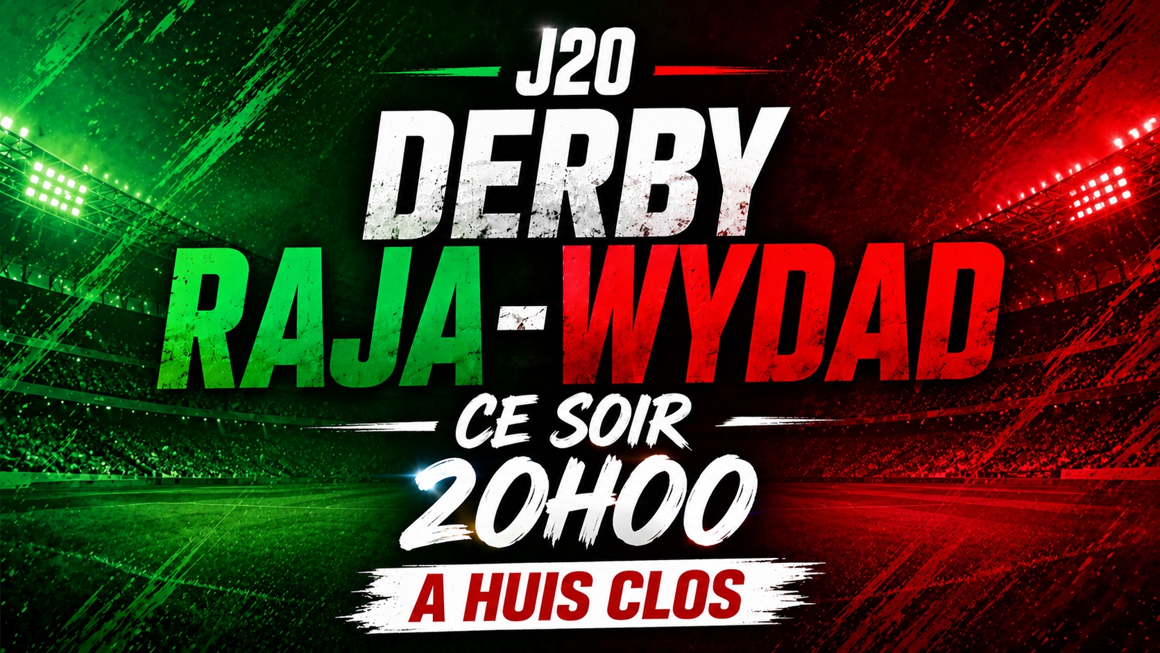 Derby de ce soir : huis clos, Body Cam et un duel déséquilibré