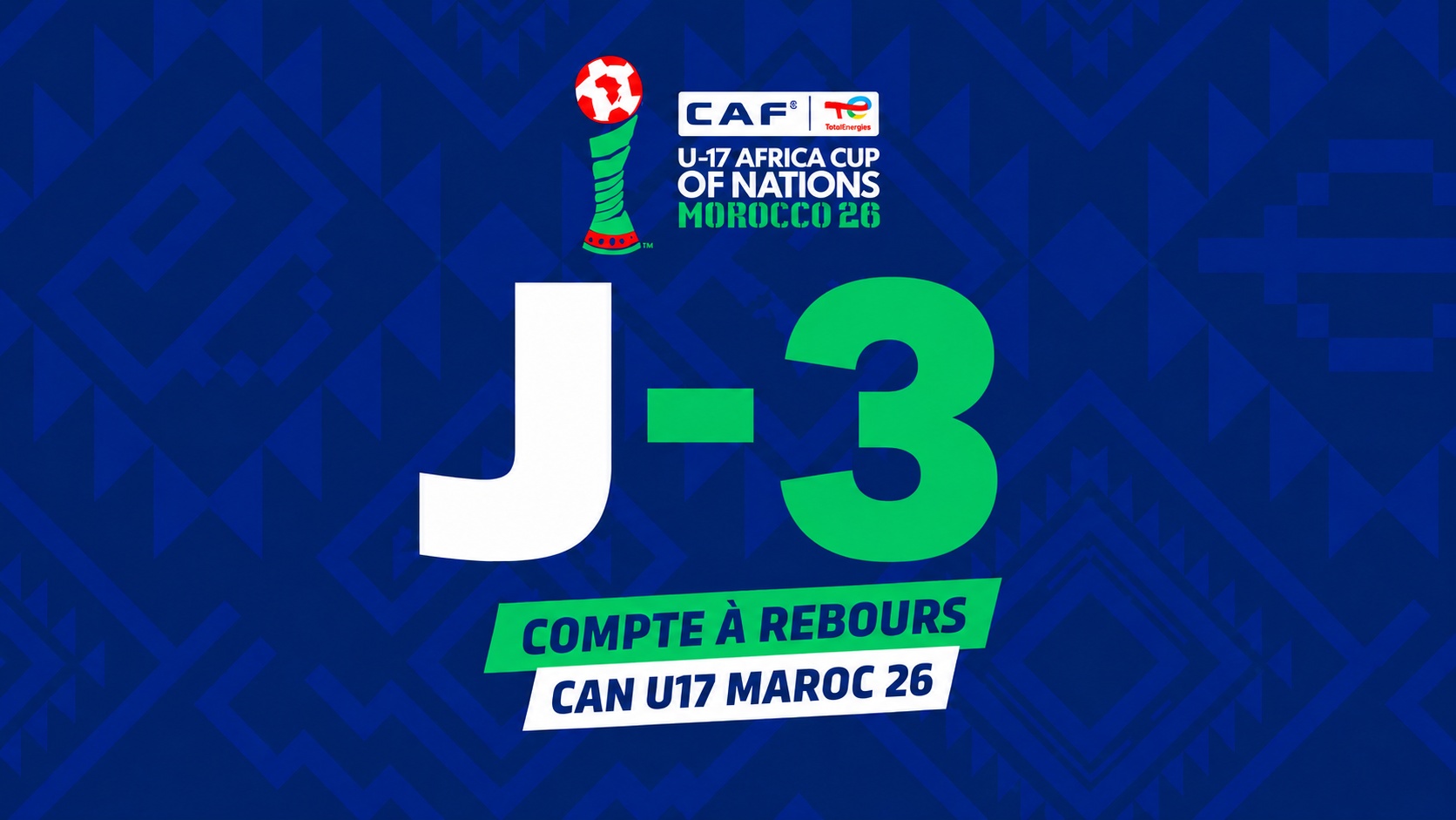 CAN U17 Maroc 26 : J-3, stress et concentration en mode crescendo 