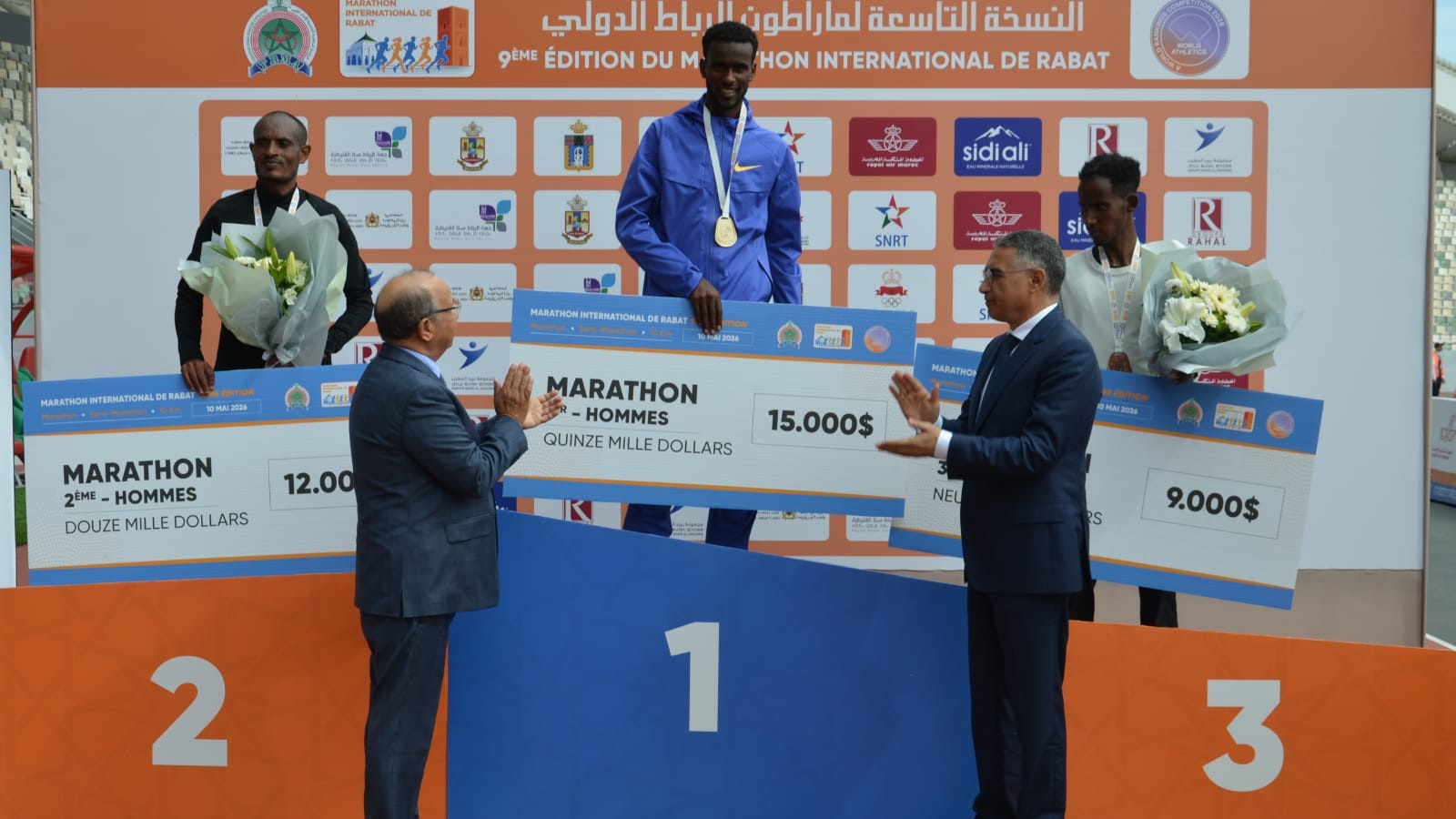 Marathon International de Rabat: Diriba bat le record de l’épreuve, sa compatriote Abebayahau sacrée chez les dames