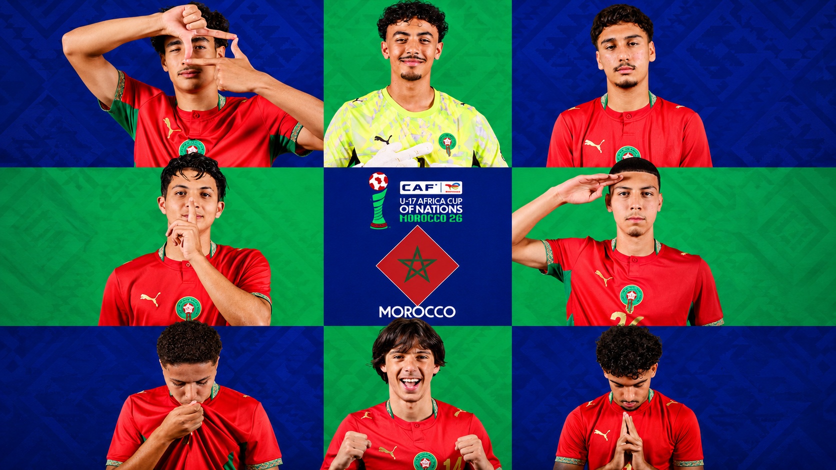 CAN U17 : le Maroc avec El Aoud capitaine face à la Tunisie