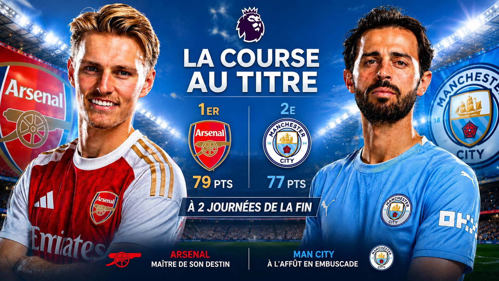 Premier League : Manchester City maintient la pression sur Arsenal