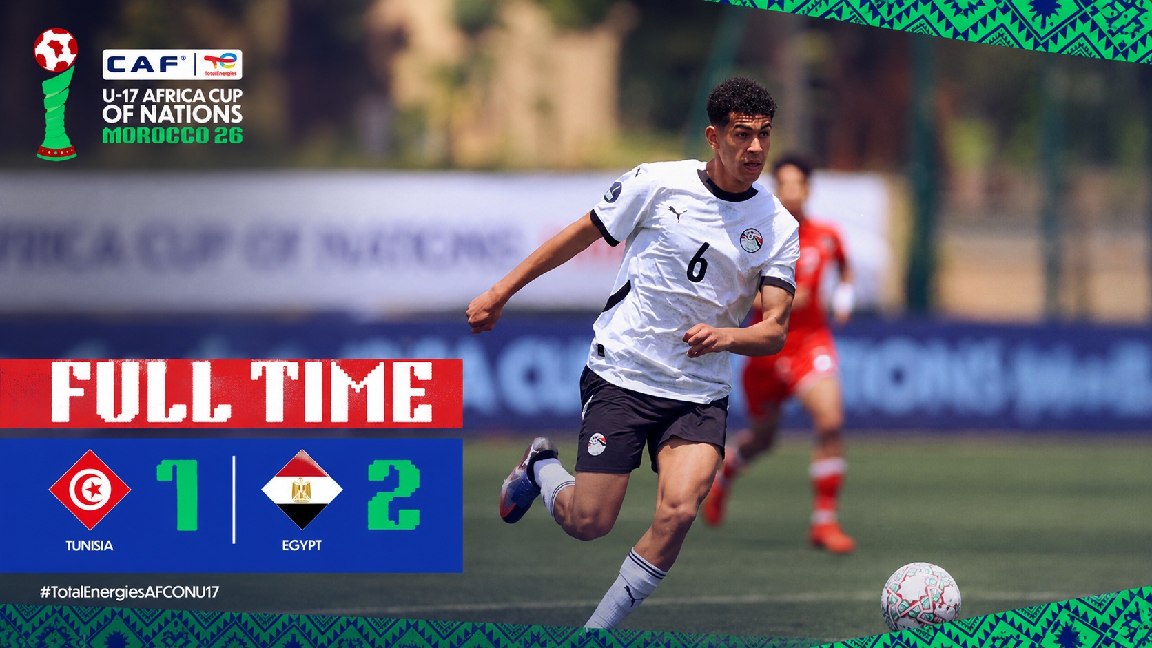 CAN U17 Maroc 26 : L’Egypte bat la Tunisie et met la pression sur les Lionceaux