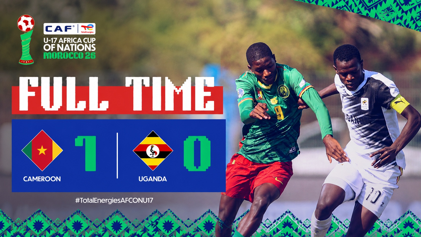 CAN U17 : le Cameroun rebondit face à l’Ouganda 
