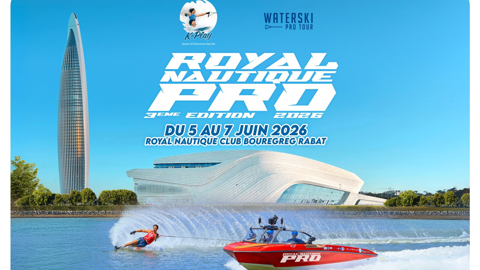 Ski nautique: L’élite internationale attendue à Rabat au Royal Nautique Pro 