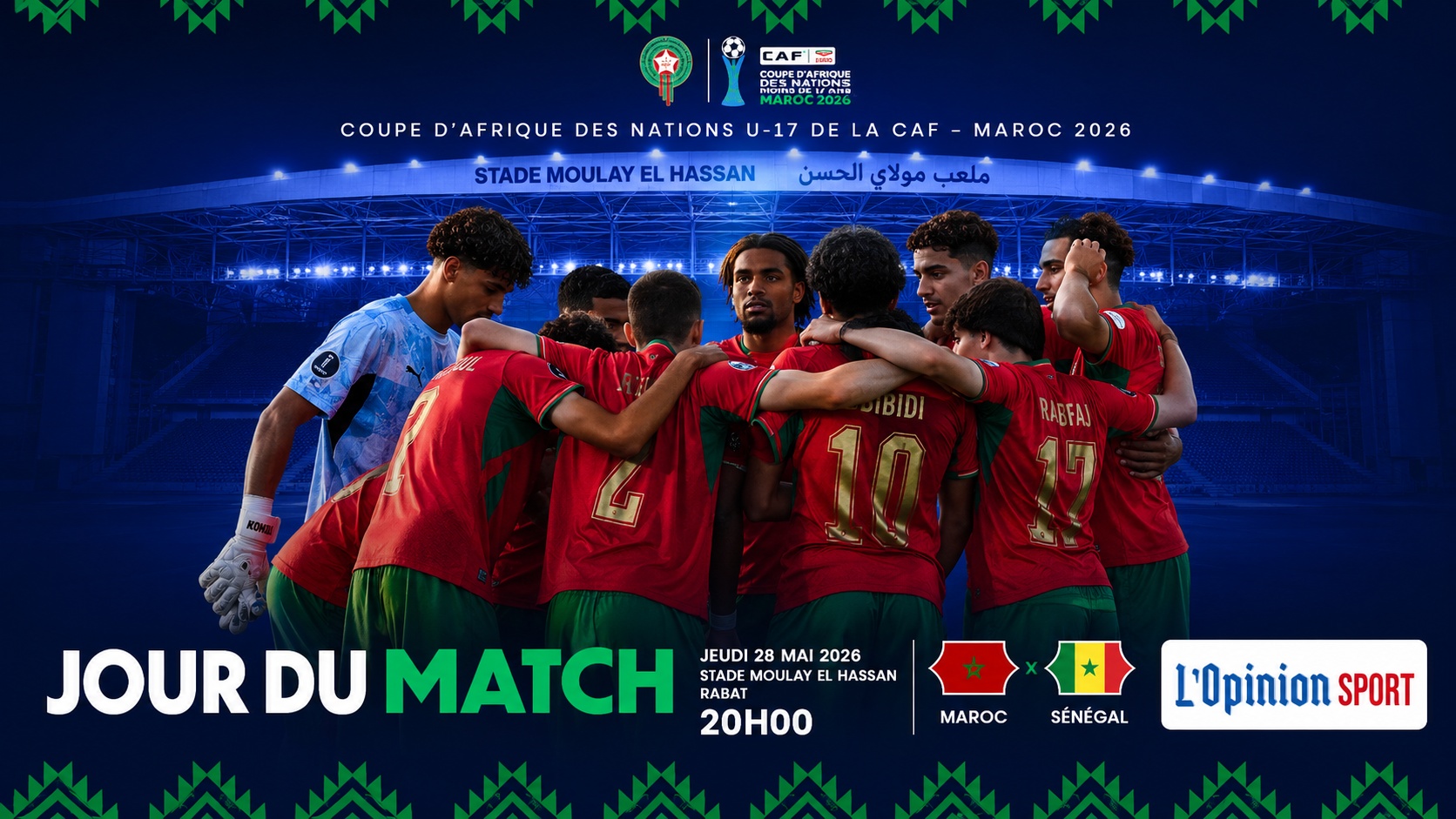 CAN U17 / Jour des demi-finales : Maroc - Sénégal ce soir 
