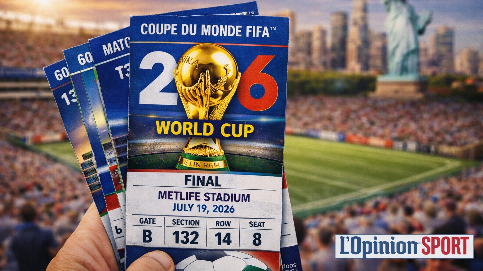 CdM 26 : New York et le New Jersey enquêtent sur la billetterie de la FIFA