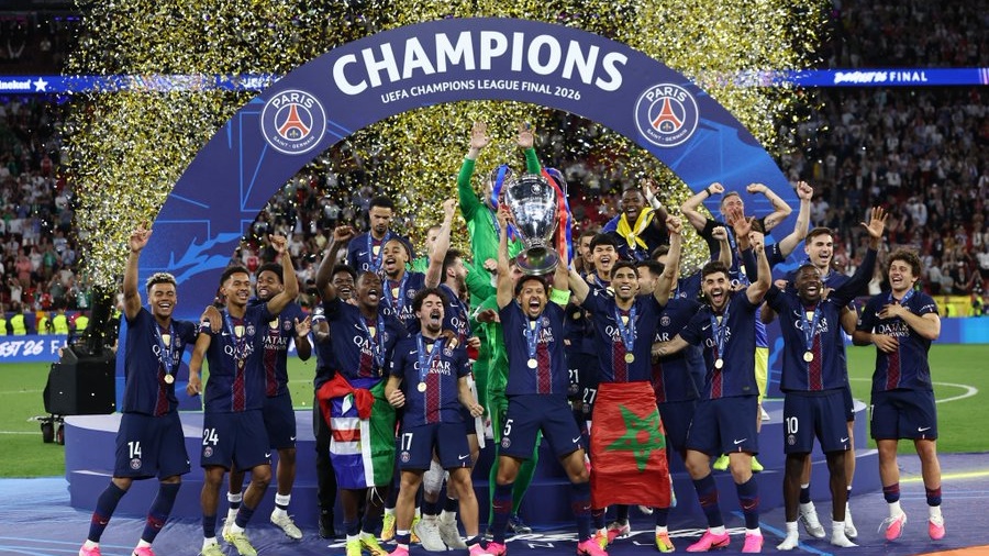 LDC : Hakimi et coéquipiers au sommet de l’Europe pour la deuxième fois de suite