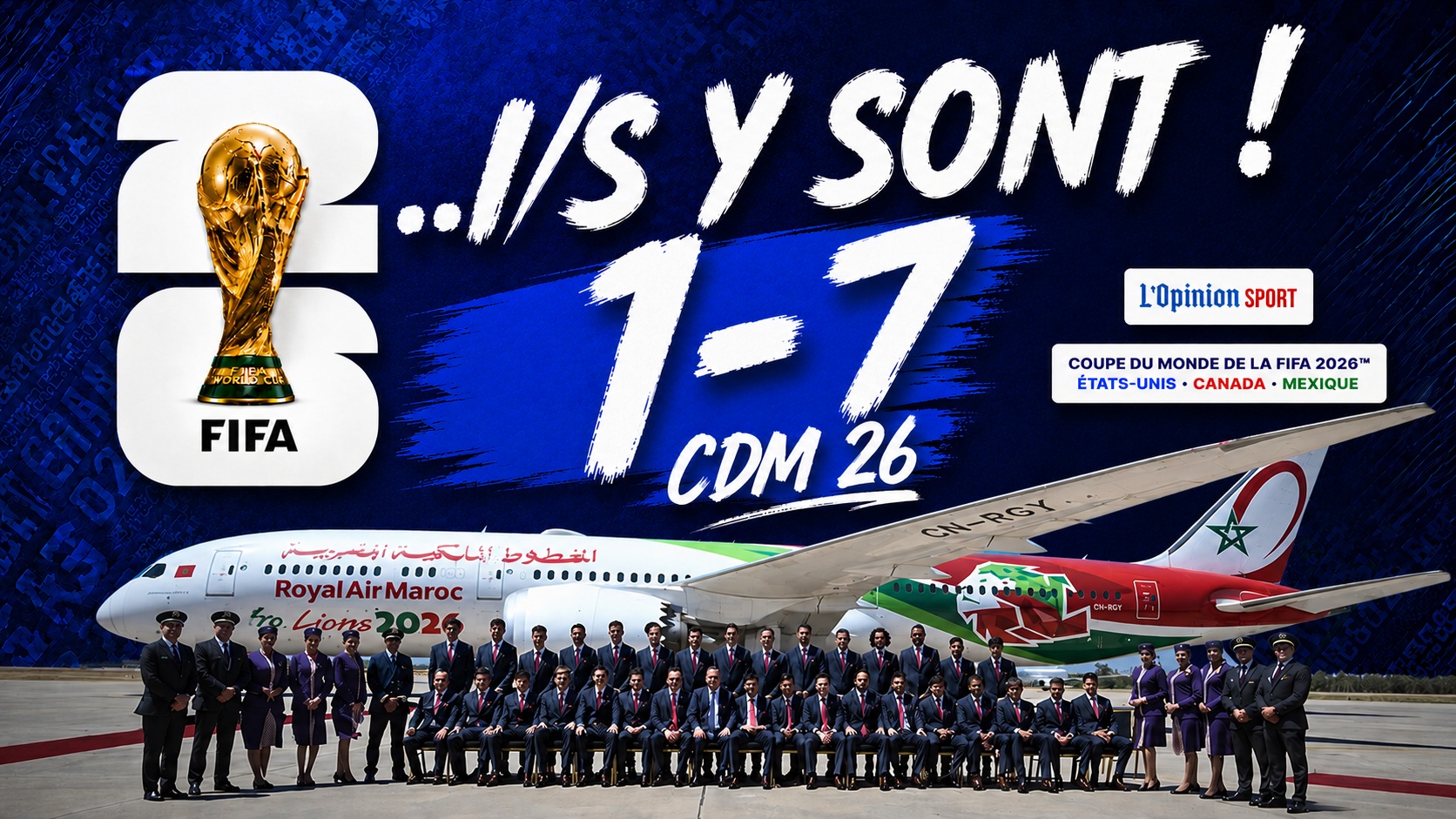 CDM / J-7: Ils y sont ! Les Lions de l’Atlas ont posé leurs valises aux États-Unis