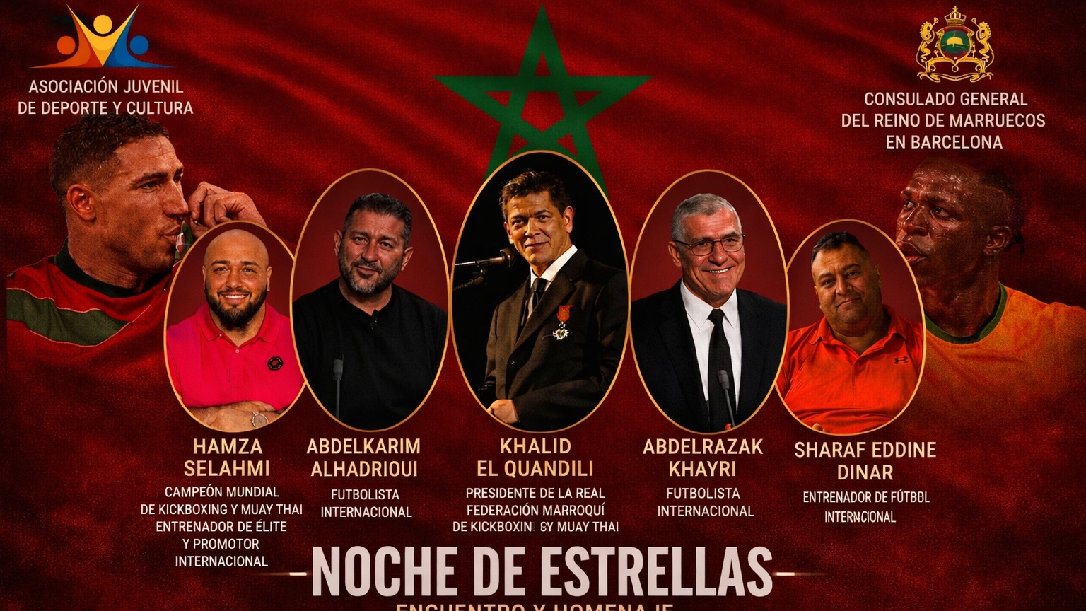 Tissu associatif :« Nuit des légendes » à Barcelone en hommage à des icônes du sport national