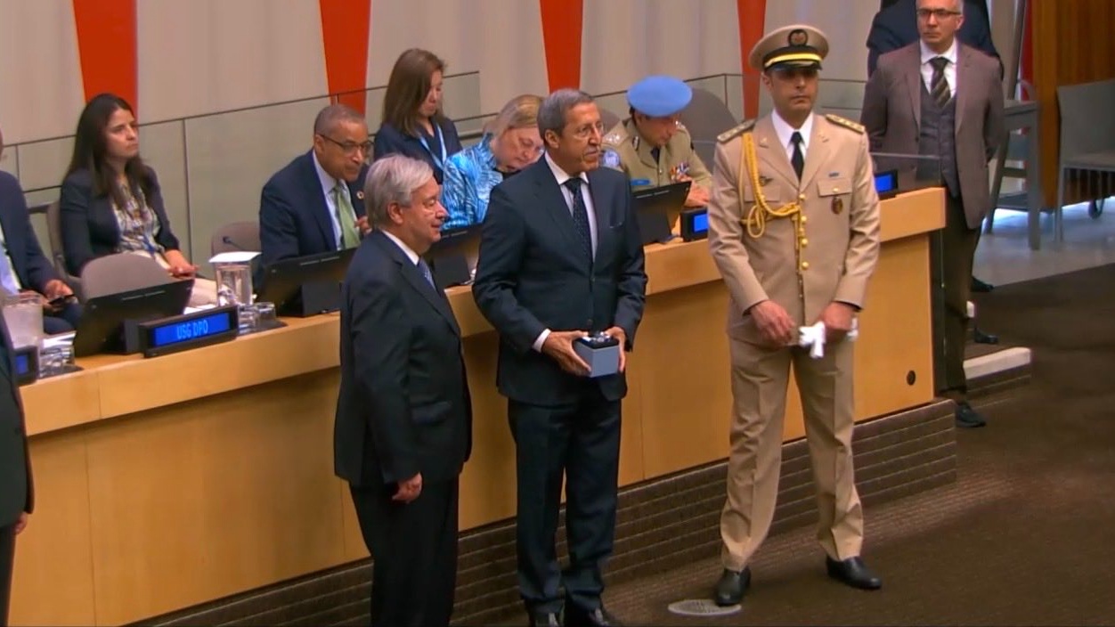 ONU : Hommage à trois Casques bleus marocains tombés au champ d'honneur 