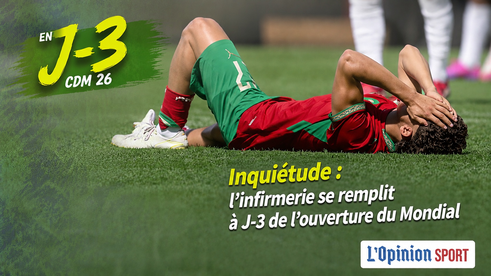 EN / Inquiétude :l’infirmerie se remplit à J-3 de l 'ouverture du Mondial