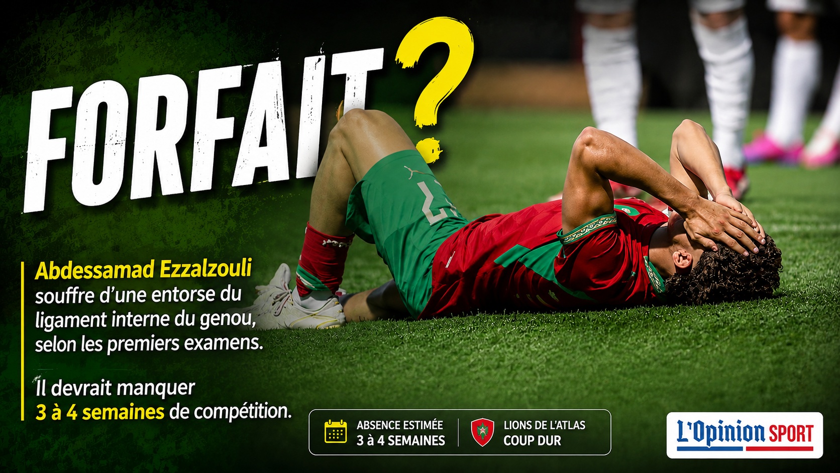 CdM/Lions de l’Atlas : coup dur pour Ez-zalzouli et l’Equipe nationale ?