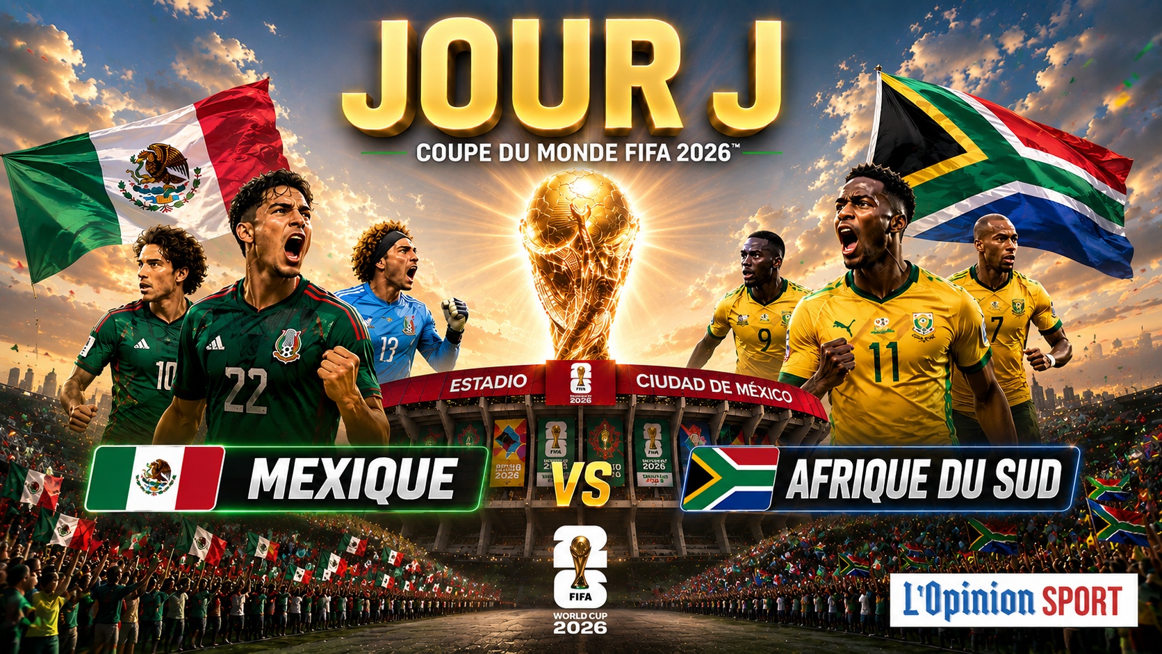 CdM 26 : Mexique - Afrique du Sud en ouverture ce soir au stade Azteca