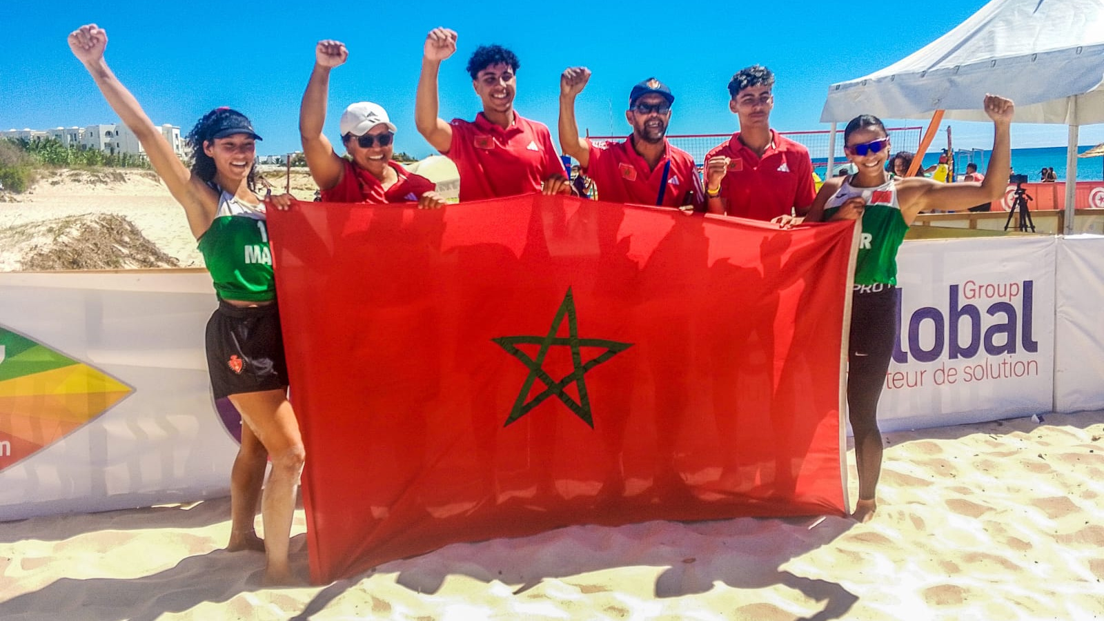 Beach-volley : Les sélections marocaines brillent en Tunisie 