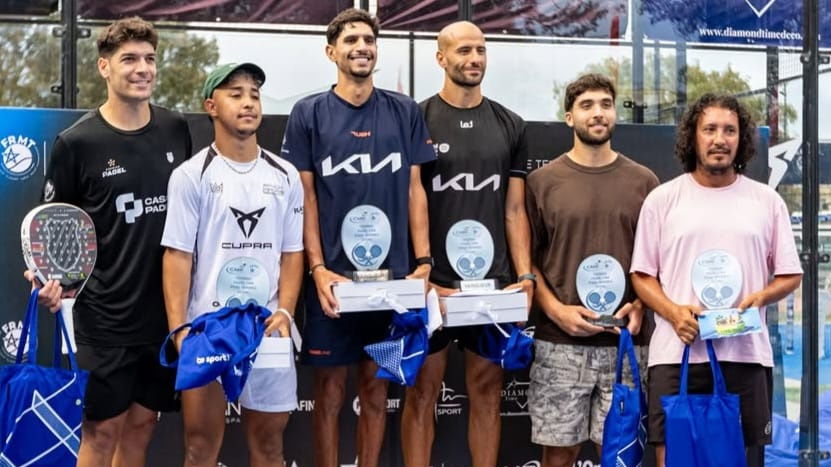 Padel/Le Centre Multisport Kénitra en fête…   L'euphorie de Réda El Amrani et Réda Fertat !