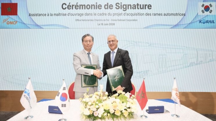 Le Maroc confie à KORAIL la supervision de son programme de trains électriques