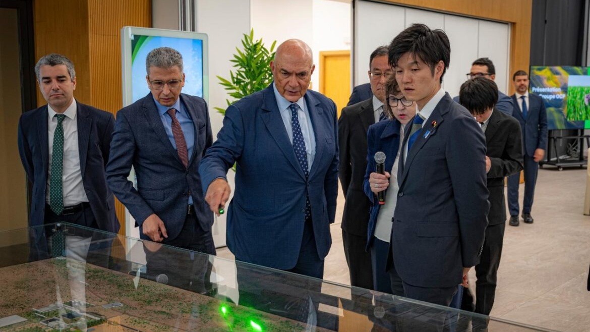 Le Groupe OCP accueille le ministre japonais de l’Agriculture à Jorf Lasfar