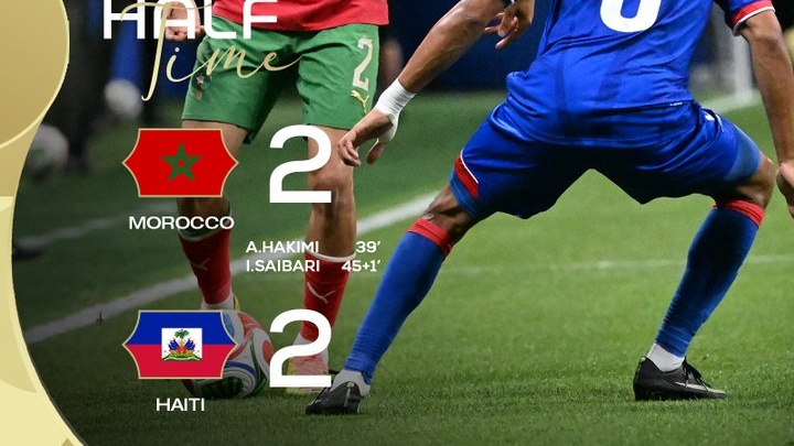 CdM 2026 : Ascenseur émotionnel entre Maroc et Haïti en première période