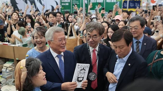 Un président sud-coréen devenu libraire