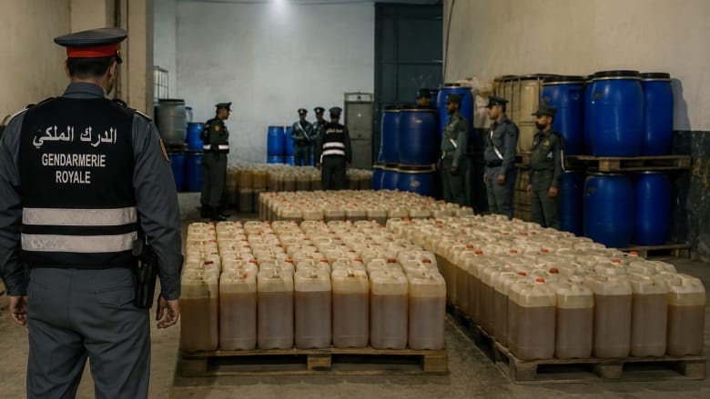Tanger :  2T et demi de Chira saisies par la gendarmerie 