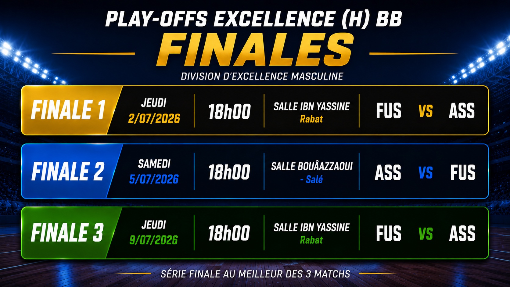BB. Excellence masculine : FUS-ASS, une finale en forme de revanche