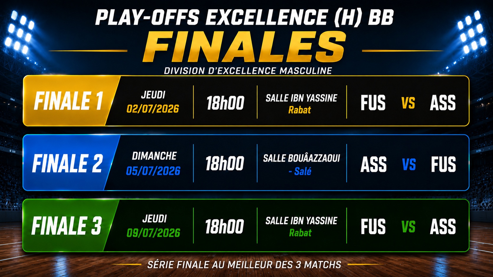 BB. Excellence masculine : ce jeudi FUS-ASS, une finale en forme de revanche